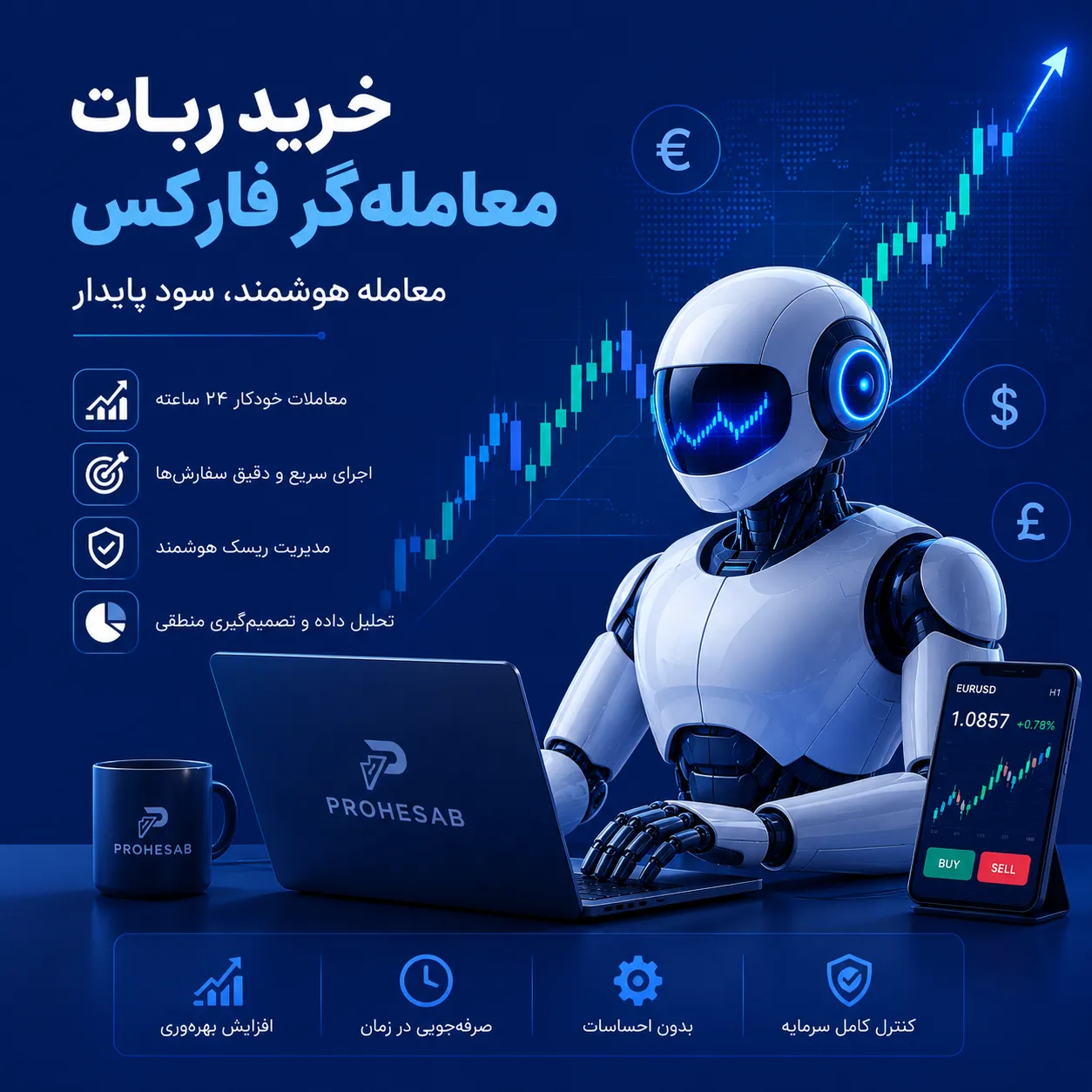 خرید ربات معاملهگر فارکس — خرید ربات معامله گر فارکس و طلا و بورس